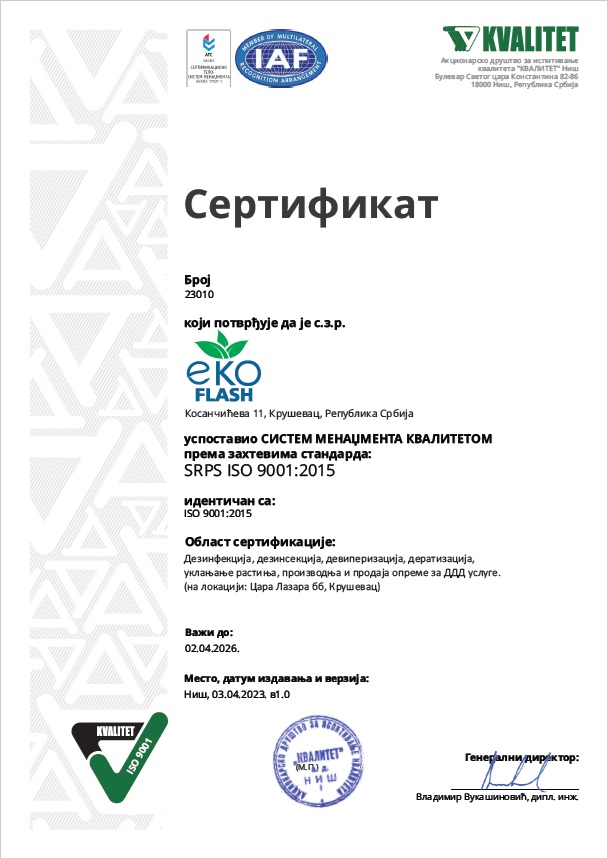 ISO 9001:2015 - Quality management systems